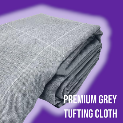 Premium Grey Primary Tufting Cloth | US Sizes