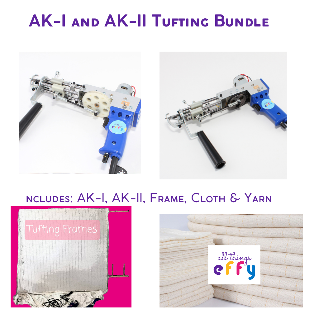 The Original AK-I Cut Pile &amp; AK-II Loop Pile Deluxe 2 Machine Kit
