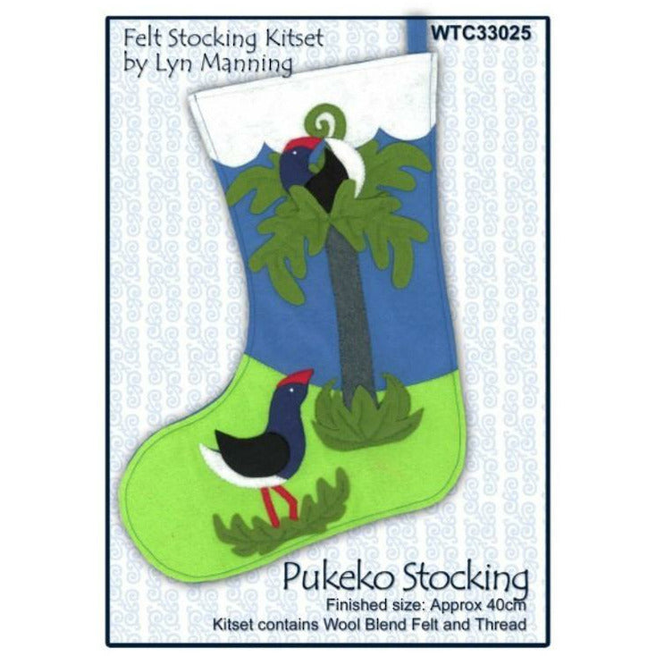 Pukeko Felt Stocking Kit