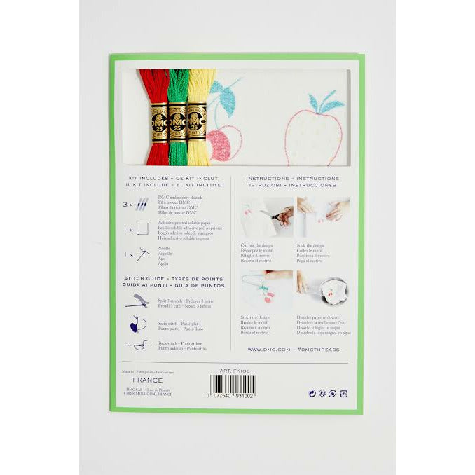 DMC Magic Paper Embroidery kit - Fruit