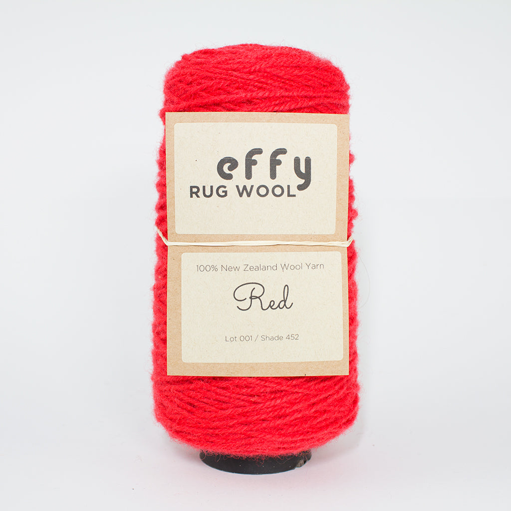 EFFY NZ Rug Wool 250g to 500g  Cones for Tufting