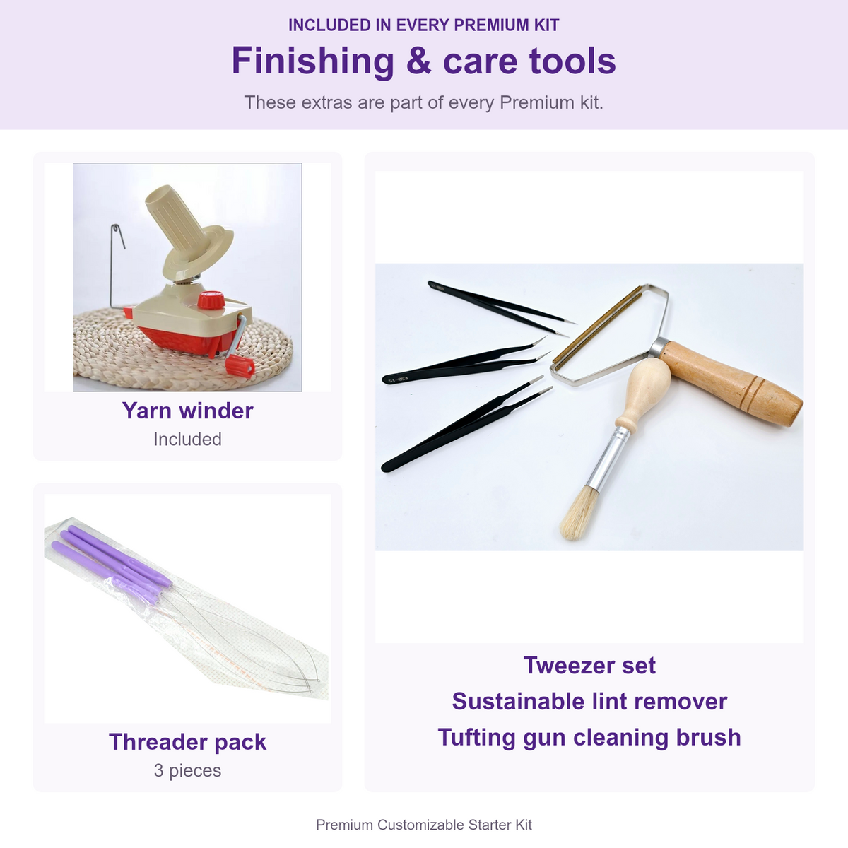 Premium Customizable Rug Tufting Starter Kit – Complete Studio Set
