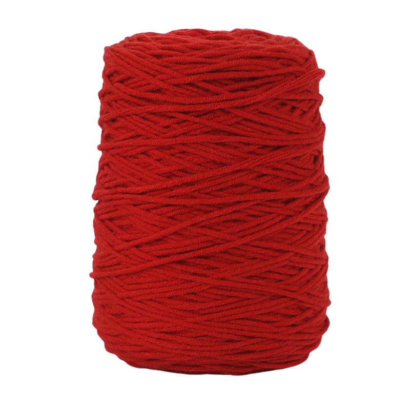 15  Rust cotton-blend yarn