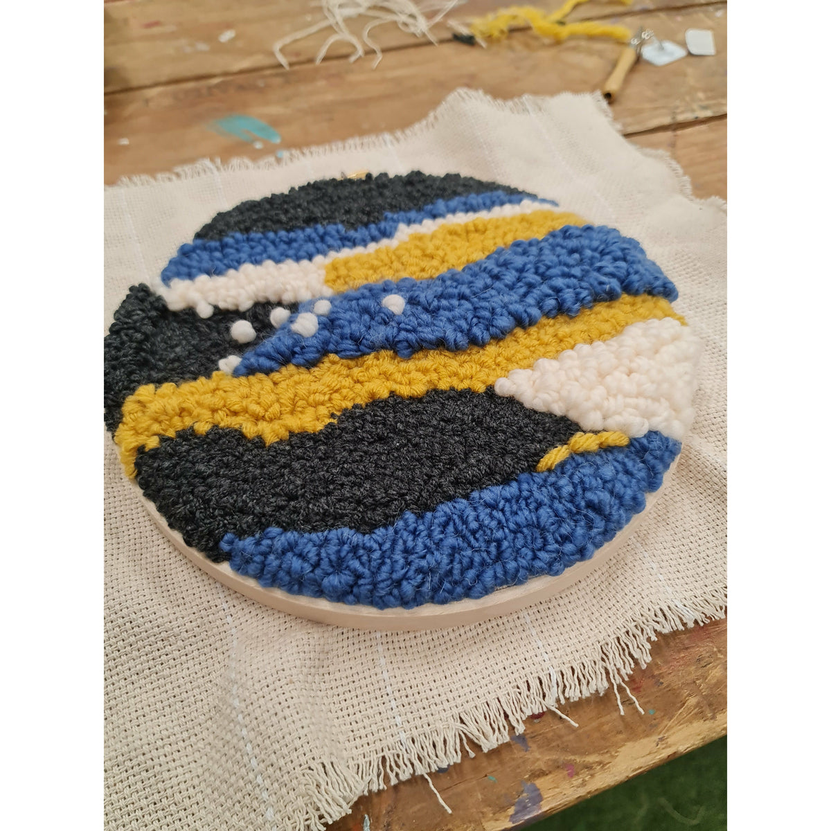 Kids Chunky Punch Needle Workshop During School Holidays!