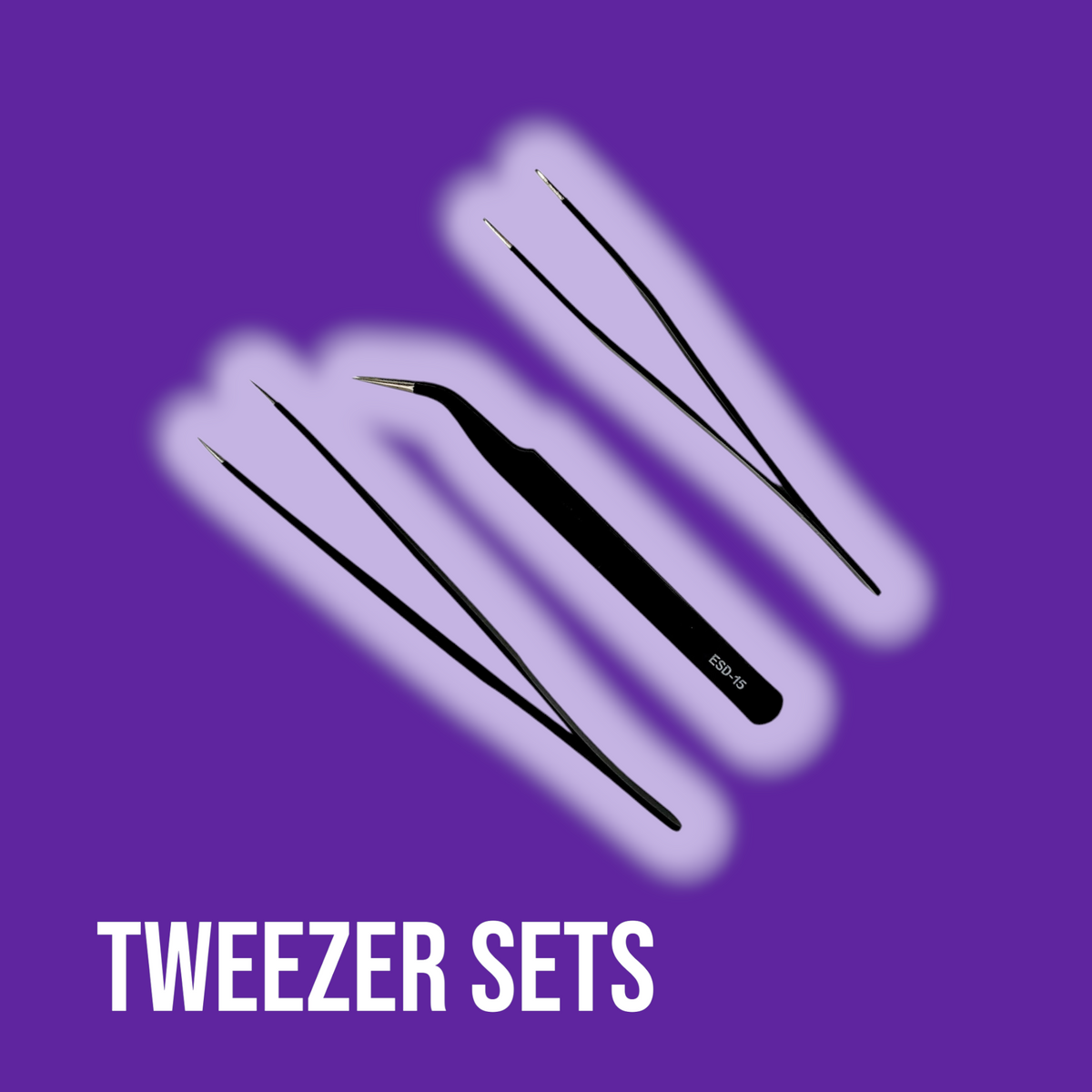 Non-Conductive Tweezer Sets | Pre- Order Ships approx. Dec 22nd, 2025