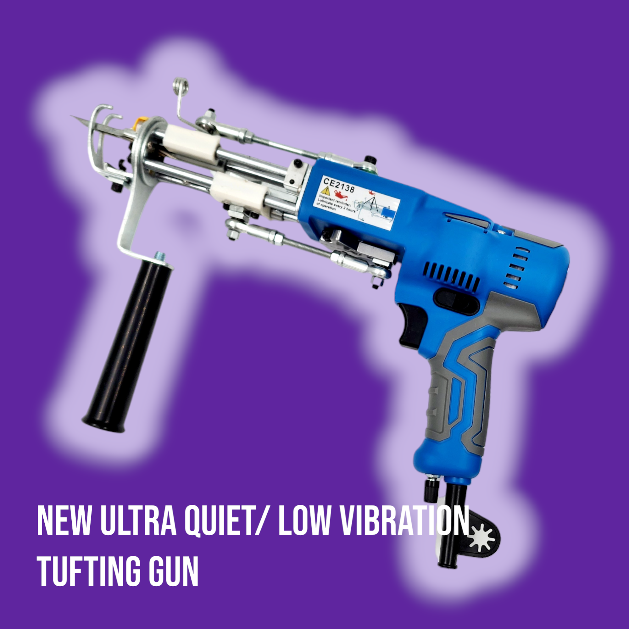 New AK-V Cut Pile Tufting Gun | Pre-Sale Ships Approx Feb 25th, 2026 New AK-V Cut Pile Tufting Gun | Pre-Sale Ships Approx Feb 25th, 2026