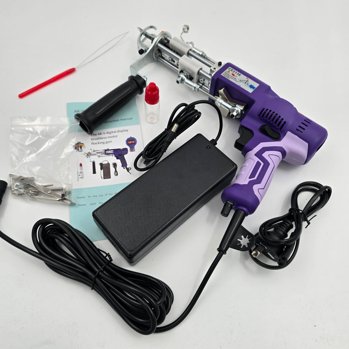 New PURPLE AK-V Cut Pile Tufting Gun