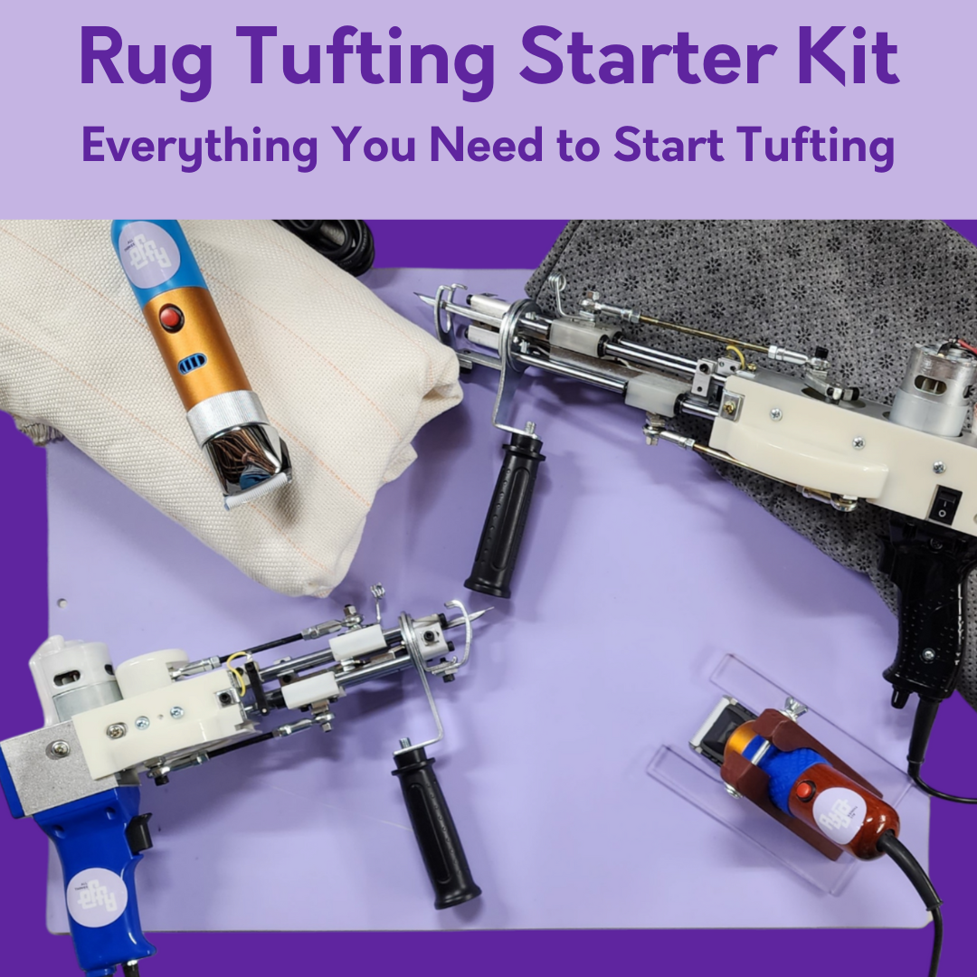 Premium Customizable Rug Tufting Starter Kit – Complete Studio Set | Pre-order Ships approx June 15th 2026