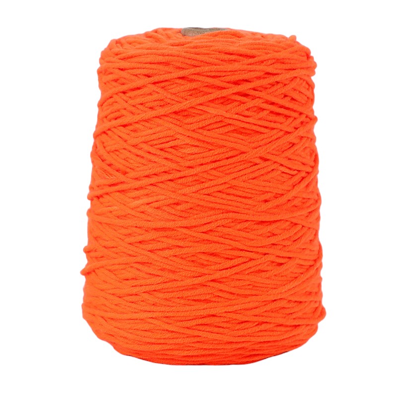 45 Orange cotton-blend yarn