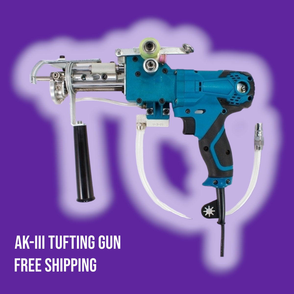 AK III Pneumatic Loop and Cut Pile Tufting Machine | FREE SHIPPING