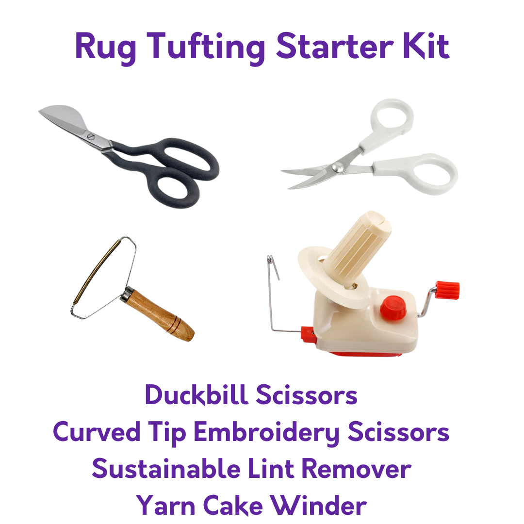 Premium Customizable Rug Tufting Starter Kit – Complete Studio Set | Pre-order Ships approx June 15th 2026