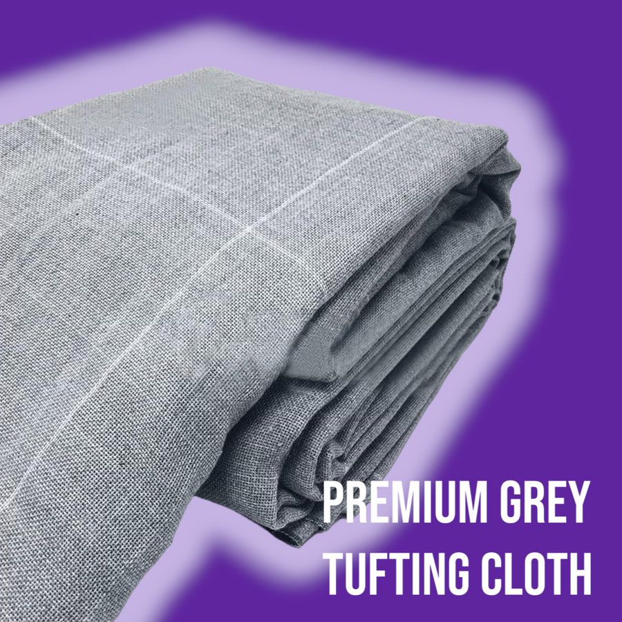 Premium Grey Primary Tufting Cloth | US Sizes