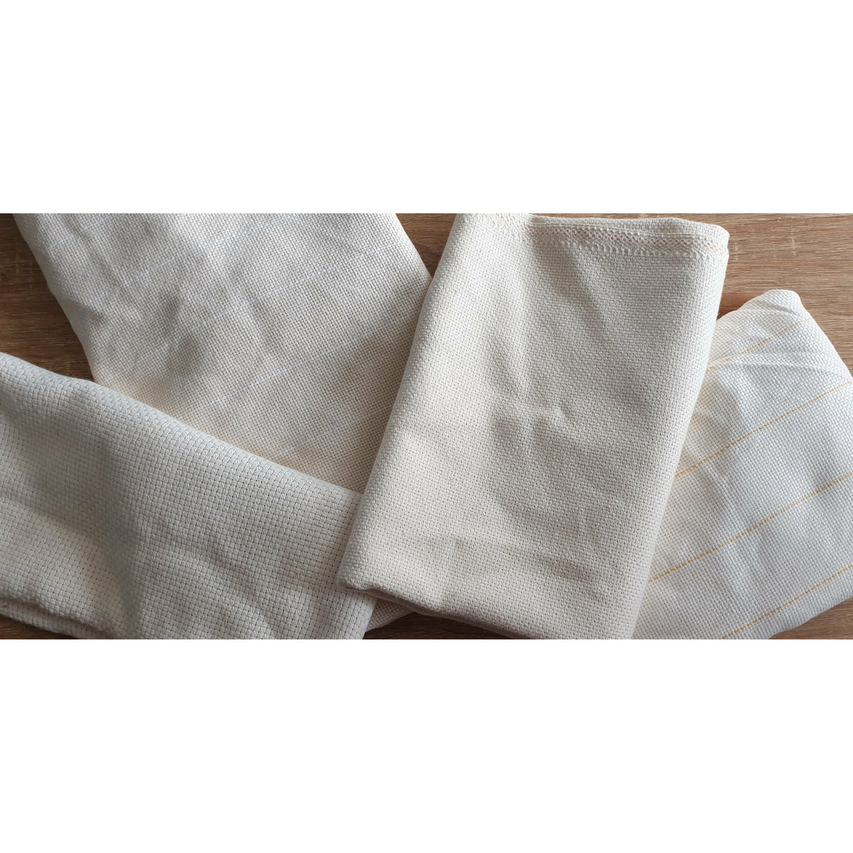 Monks Cloth with White Guidelines in Multiple Sizes - Available Now! - Punch Needle Supplies NZ