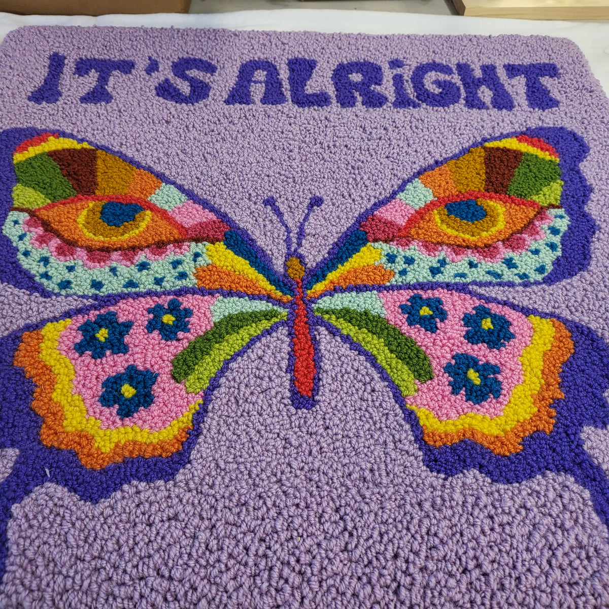 Butterfly Rug &quot;It&#39;s Alright&quot;