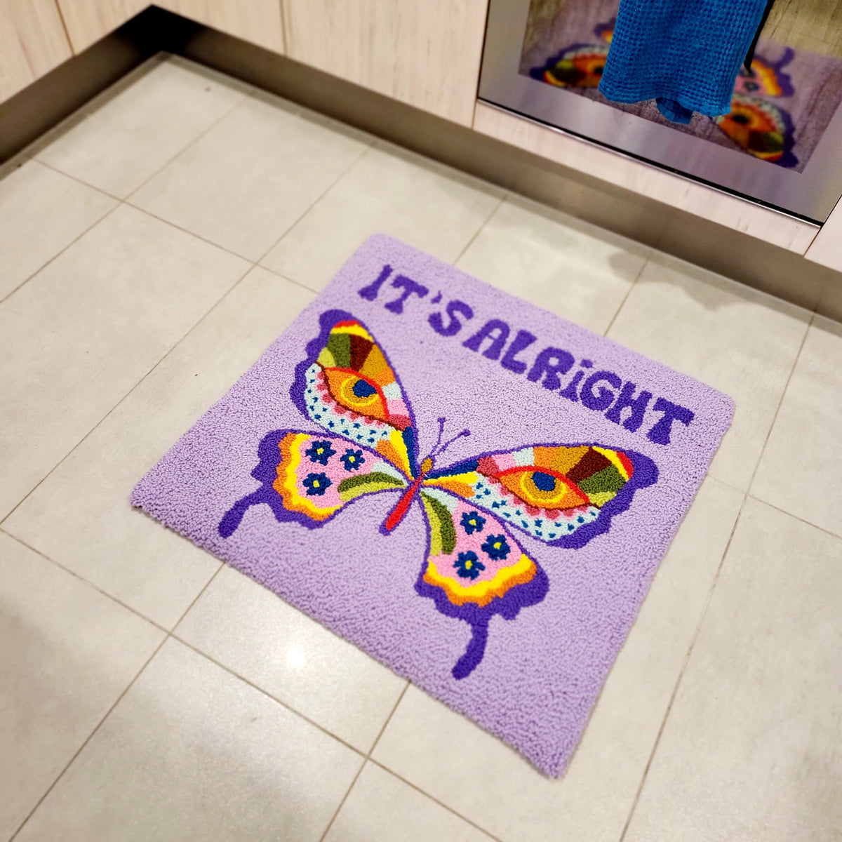 Butterfly Rug &quot;It&#39;s Alright&quot;