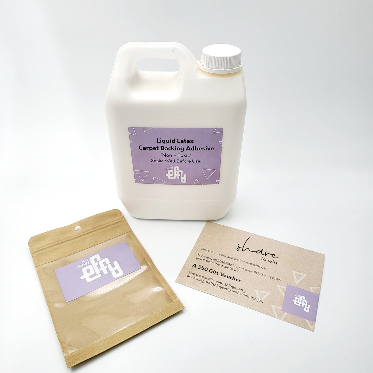 LATEX Adhesive for backing rugs! *Now shipping Worldwide!!*