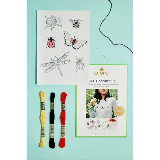 DMC Magic Paper Embroidery kit - Insect