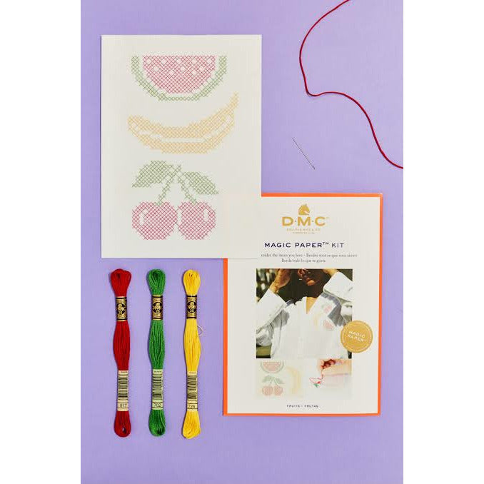 DMC Magic Paper Cross-Stitch kit - Fruit