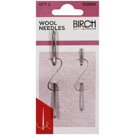 Birch Wool Carded Needles Silver
