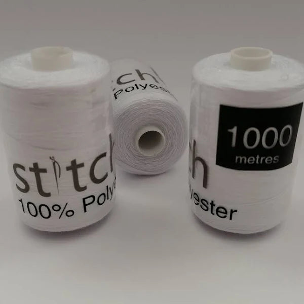 Sewing Thread - Stitch 1000m White